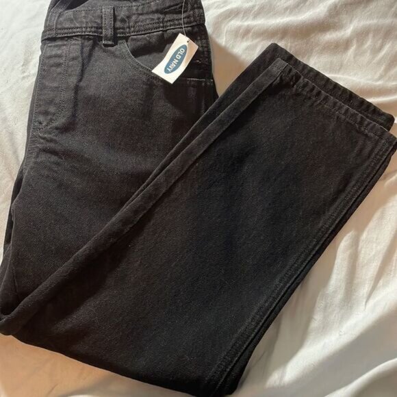 NWT Old Navy Black Overalls Girls Size L 10-12 - Picture 2 of 4